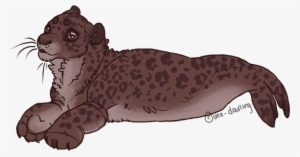 Leopard Seal Clipart Transparent - Painting