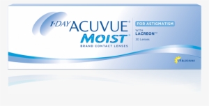 Box Image Of 1-day Acuvue® Moist Brand Contact Lenses