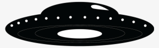 Ufo Png Transparent - Disco Voador Preto E Branco