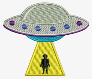 Ufo Iron-on Patch - Zebra Crossing