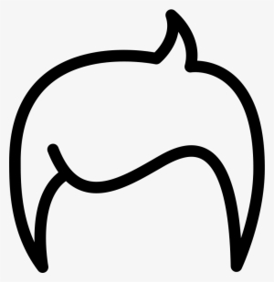 Human Hair Outline Shape - Hair Outline