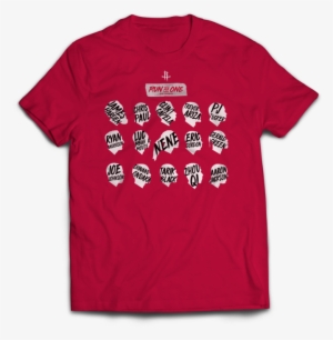 Men's Houston Rockets Wcf 2018 Roster Face Tee - Xebia Labs T Shirt