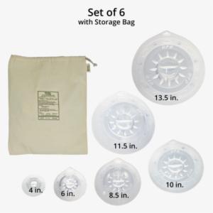Ufo6 - Simple Ecology Universal Silicone Lids - Ufo Set
