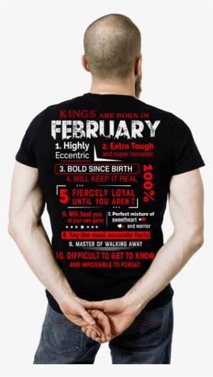 "kings Are Born In February" Custom Birthday Shirt - Kings Are Born On November 2