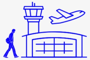 Man Walks Into An Airport - Santiago De Compostela