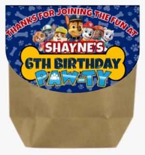 Paw Patrol Party Favor Bag Toppers - Paw Patrol 8 Books My First Smart Pad Library Box Set