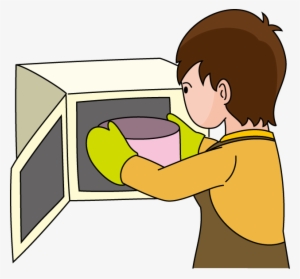 Cooking Cliparts Transparent - Cooking In Microwave Clipart