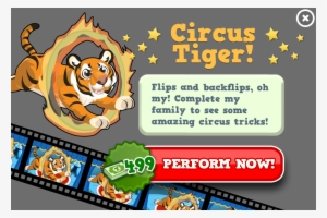 Circus Tiger Animators Modal - Circus