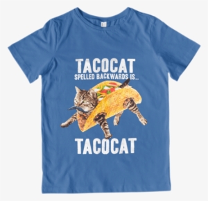 Tacocat Spelled Backwards Taco Cat Youth Graphic T-shirt - Shark Birthday Shirt Shark Shirt Shark Theme Ocean