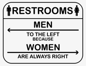 This Free Icons Png Design Of Left And Right Restrooms