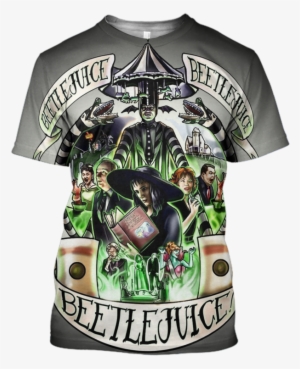 3d Beetlejuice Tim Burton Hoodie - Meme