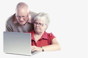 Old Person Confused By Technology