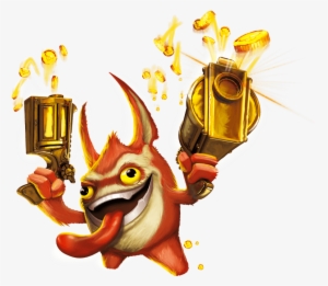 Trigger Happy Transparent Render - Skylanders Trigger Happy