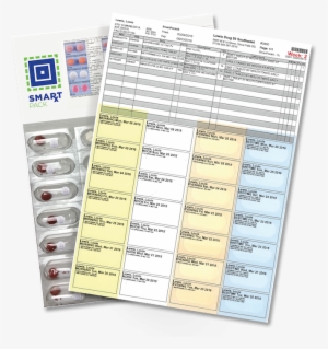 All Smartpacks Are Color-coded For Time Of Day When - Paper