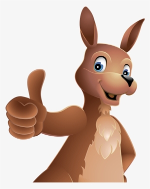 Find Out More - Kangaroo Cartoon Thumbs Up
