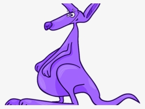 Kangaroo Clipart Purple - Letra K Animada