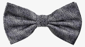 Textured Damon Bow Tie In Grey Reptile - Bow Tie