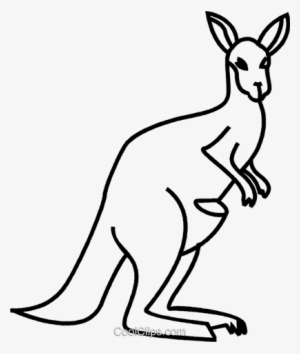 Kangaroo Clipart Svg - Känguru Clipart