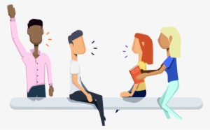 Create You're Own Group Today - Cartoon