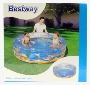 Sea Animals Pool 3 Levels - Bestway 170cm X 53cm Sea Life Pool