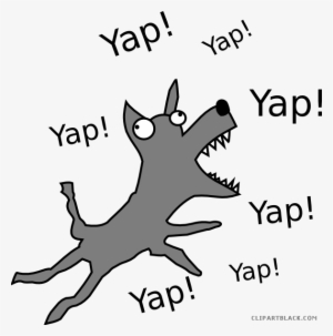 Barking Dog Clipart - Yap Clipart