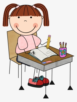 Cute Kids Writing Clipart - Kid Writing Clipart - 1203x1600 PNG ...