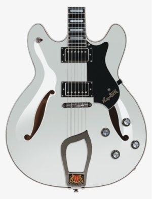 Hagstrom Viking Deluxe Hero White Gloss - Hagstrom Viking Deluxe White