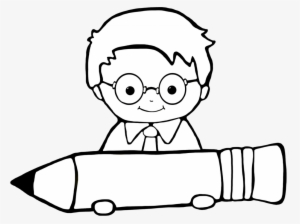 I Used Whimsey Workshop Clipart Of A Boy And Girl And - Student Clip Art Black And White