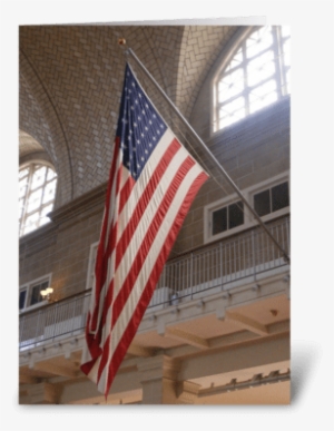 American Flag Greeting Card - Greeting Card