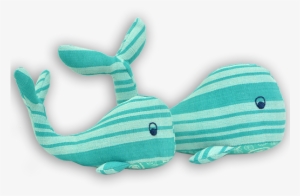 Handloomed Baby Whale - Blue Whale