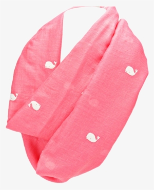 Baby Whale Infinity Scarf, Coral - Beanie