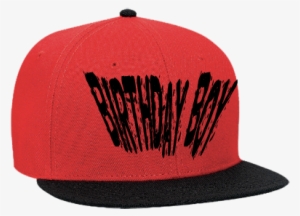 Snapback Flat Bill Hat - Birthday Boy Cap Png