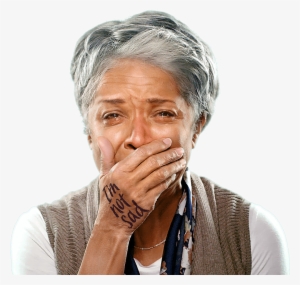 Female Patient Crying Due To Pseudobulbar Affect - Crying Patient