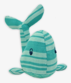 Handloomed Baby Whale - Turquoise