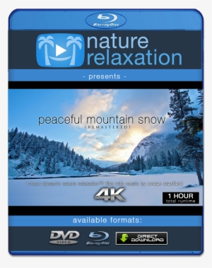 "peaceful Mountain Snow " 1 Hr Dynamic Nature Film - 4k Resolution