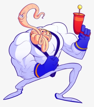 Author Comments - Earthworm Jim Png