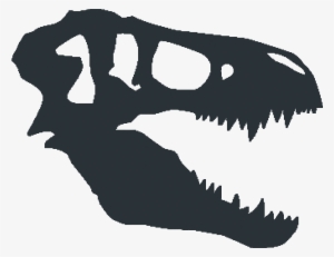 T-rex Skull Clipart By Jay Goodrich - T Rex Skull Silhouette