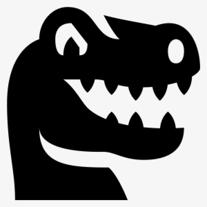 There Is A Dinosaur Head That Looks Like A T-rex With - Illustration