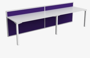 2 Person Single Side 900h Screen Hung Avenger Desk - Outdoor Bench