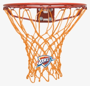 Oklahoma City Thunder Orange Basketball Net - Basketball Ring