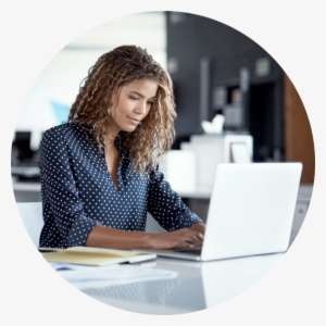 Sucessful Girl Happy Working In Her Career - Business