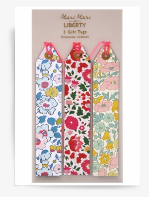 Liberty Gift Tags - Liberty Flowers Tea Towel - Danjo D
