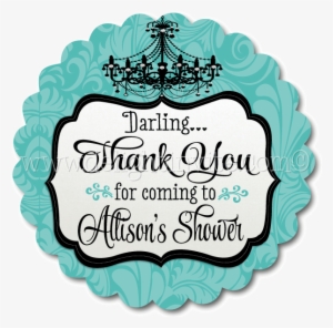 Breakfast At Tiffanys Shower Favor Tags [di-1511ft] - Breakfast At Tiffany's Favor Stickers