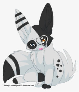 Image - Anime Black And White Fox