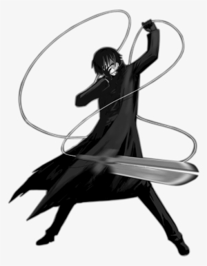 Darker Than Black Anime Sticker - Darker Than Black Black Reaper Hei