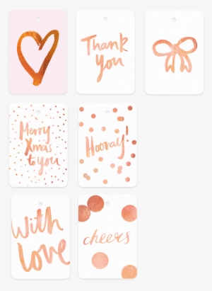 Individual Foiled Gift Tags
