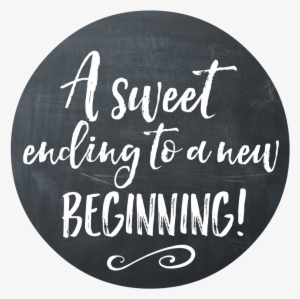 Sweet Gift Tag - Blessed Heart Black Rustic Bark Look Wood Circle Magnet