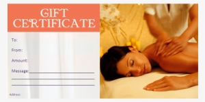 A Collection Of Awesome Products - Printable Massage Voucher Template