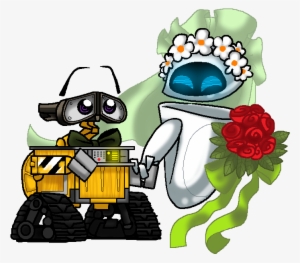 171 Kb - Wall E And Eve Wedding