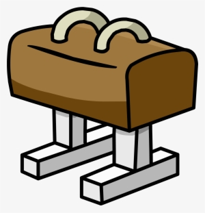 Pommel Horse - Png - Gymnastics Pommel Horse Cartoon